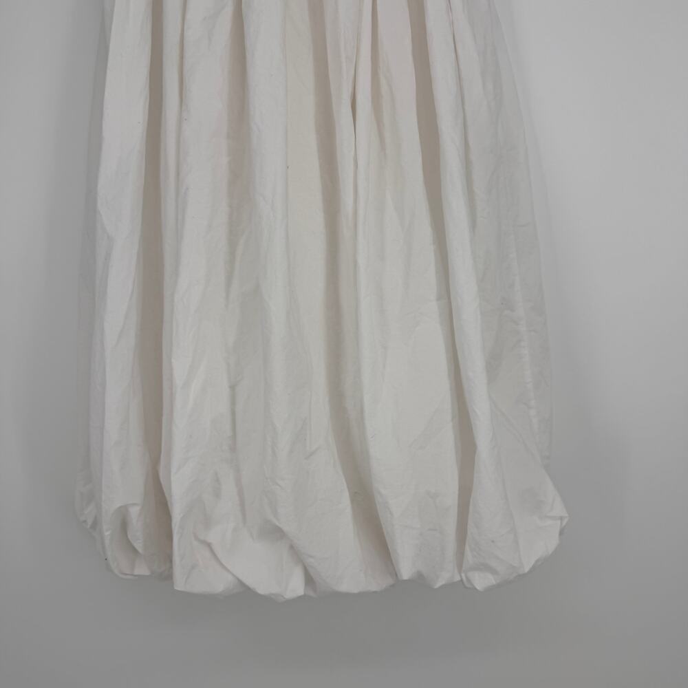 LOFT White Midi bubble skirt - Picture 6 of 8